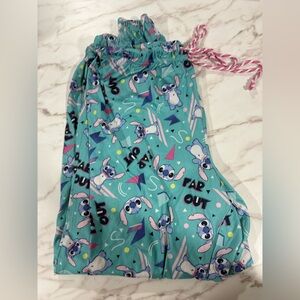 Disney Stitch Pajama Bottoms - Teal and Pink